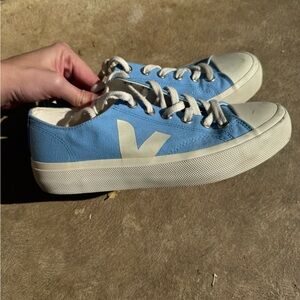Veja Blue and White Women's Sneakers 9